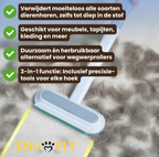 SwipePro Huisdierhaar Verwijderaar - Verwijdert vastzittend huisdierhaar dat je stofzuiger laat liggen SNUFLY