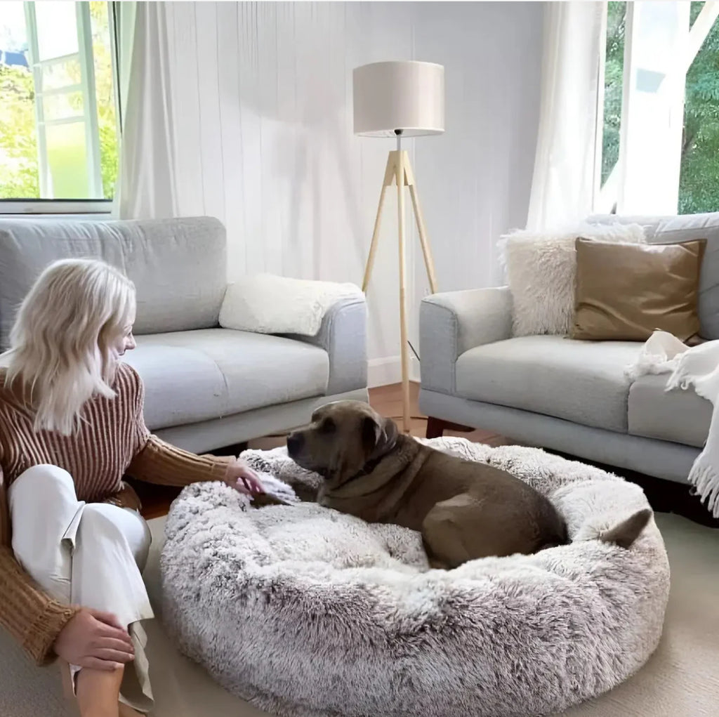 Snufly™ Anti-Angst Hondenbed – Geborgen comfort voor diepe ontspanning
