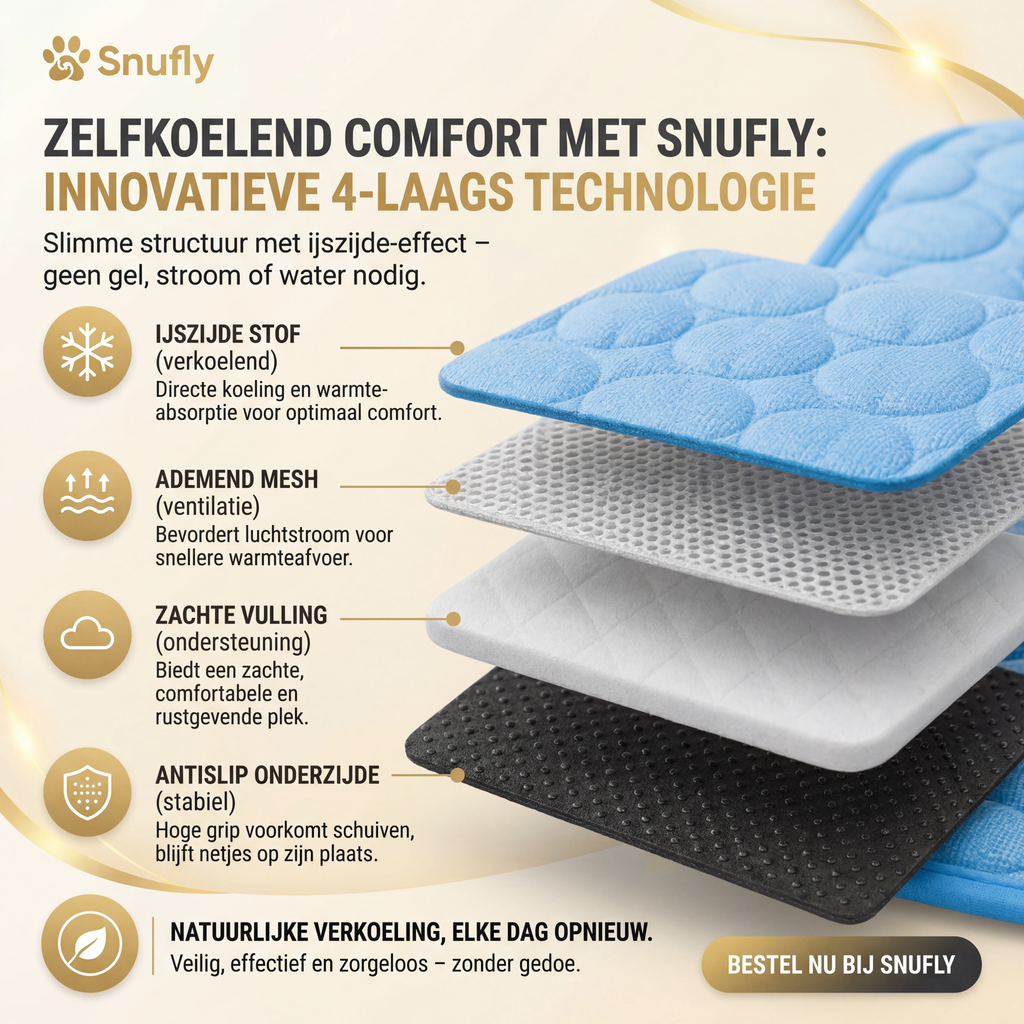 CoolRest – Verkoeling zonder stroom of water SNUFLY