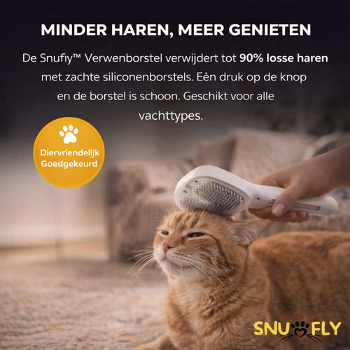 Verwenborstel – Zachte verzorging met één druk op de knop SNUFLY